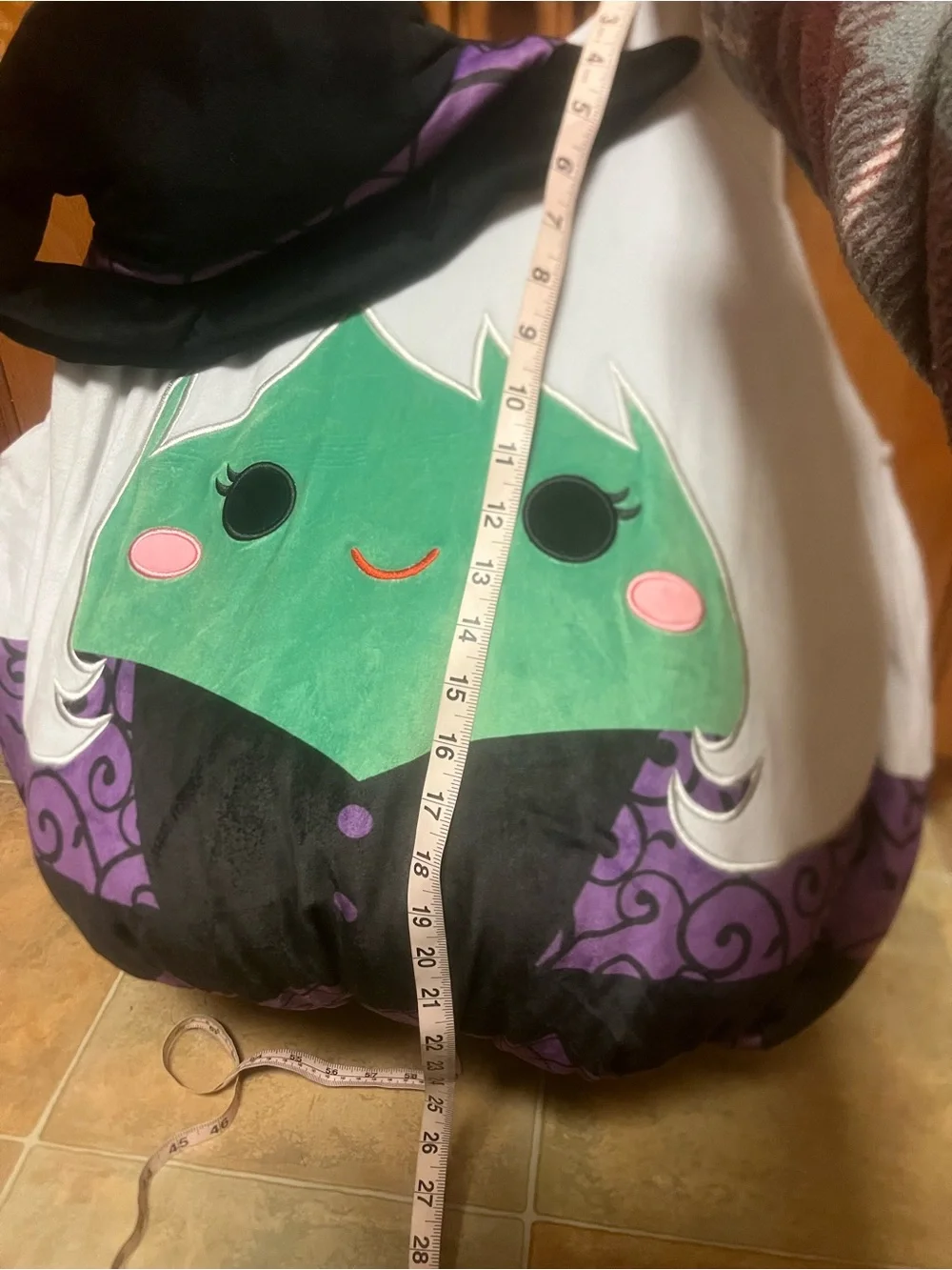 Squishmallow Mariposa the Witch Kids Halloween Costume one size like new